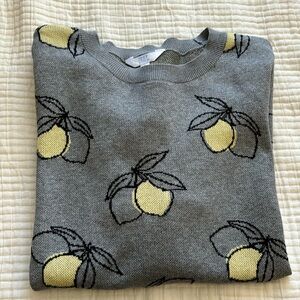 Time and Tru Lemon Sweater